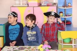 Пиратка в детском саду